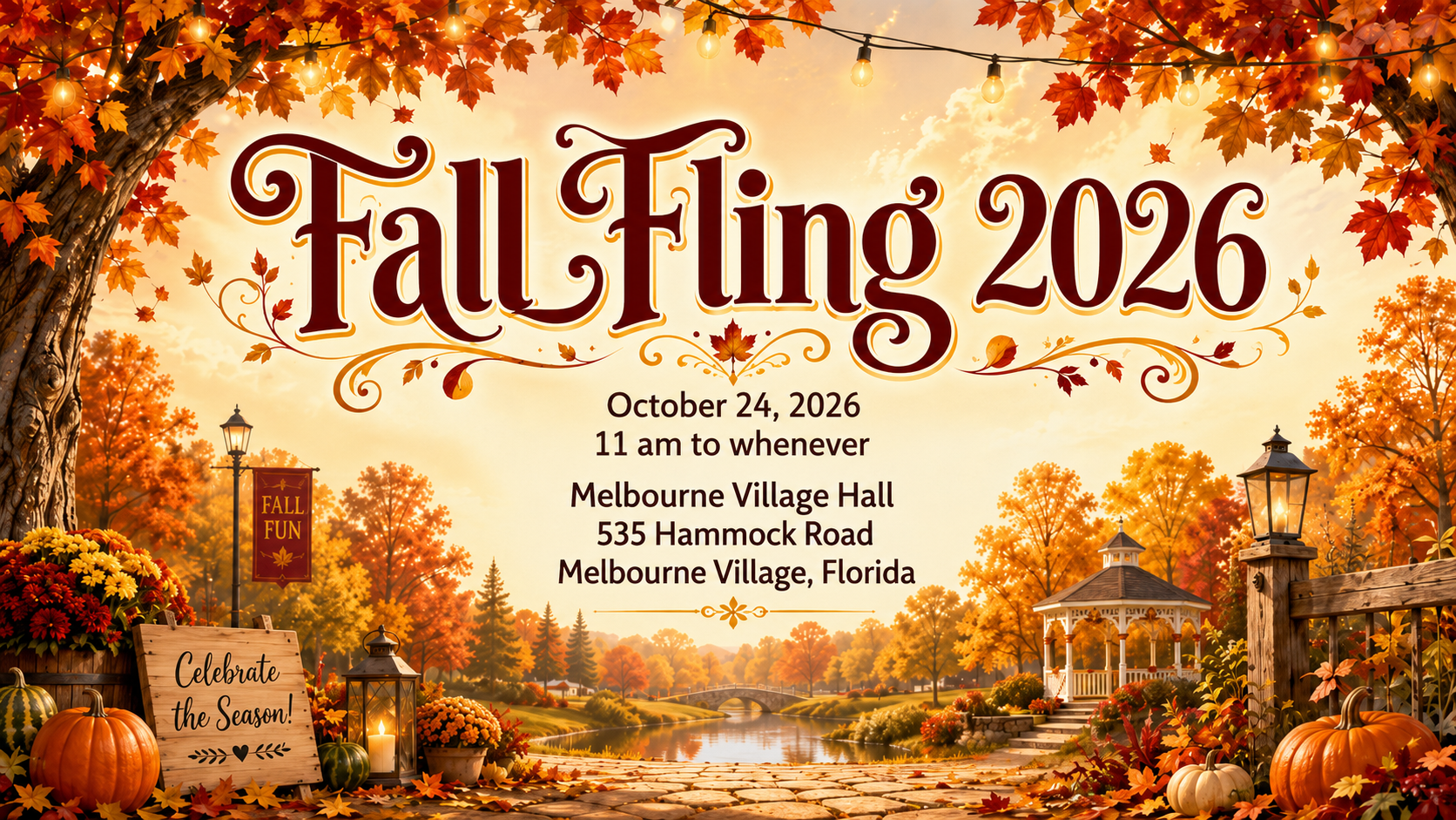 Fall Fling 2026 Flyer